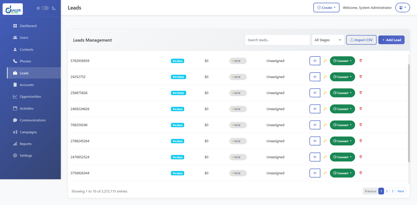 Custom CRM Dashboard